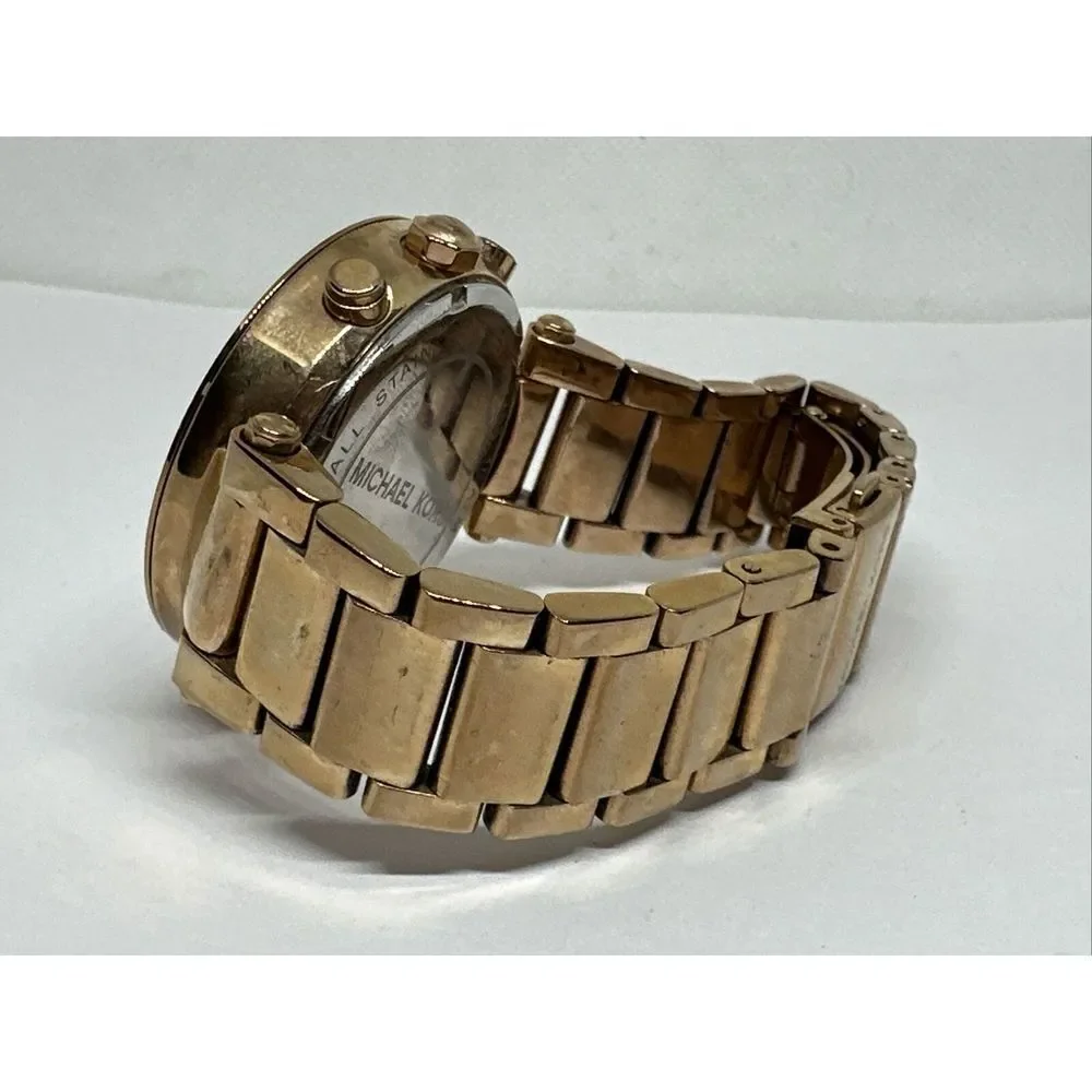 Michael Kors Parker MK5491 Women's Gold Stainless Steel Analog Dial Watch NUL33